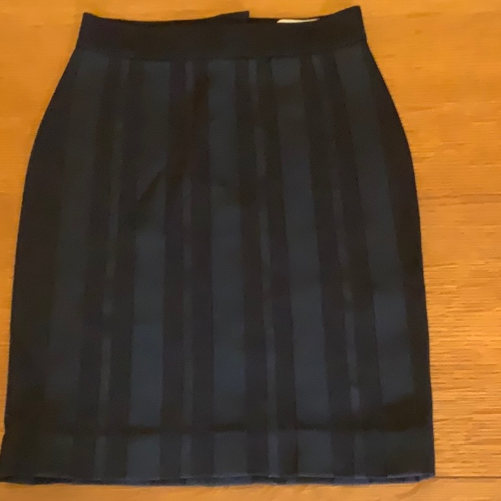 Boy. by Band of Outsiders Black Striped Stretch Pencil Skirt - Size 0 / XS